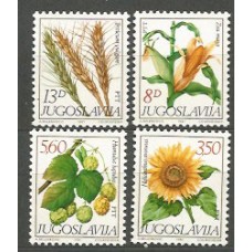 Yugoslavia - Correo 1981 Yvert 1773/6 ** Mnh Flora