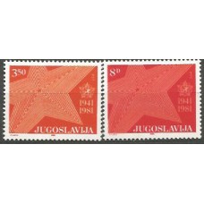 Yugoslavia - Correo 1981 Yvert 1779/80 ** Mnh