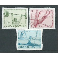 Yugoslavia - Correo 1982 Yvert 1819/21 ** Mnh Deportes