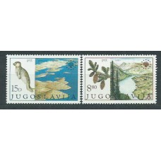Yugoslavia - Correo 1982 Yvert 1827/8 ** Mnh Fauna y flora