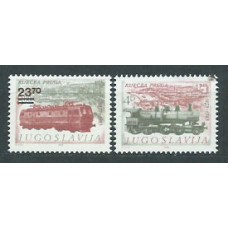 Yugoslavia - Correo 1983 Yvert 1864/5 ** Mnh Trenes