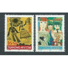 Yugoslavia - Correo 1983 Yvert 1885/6 ** Mnh Dibujos infantiles