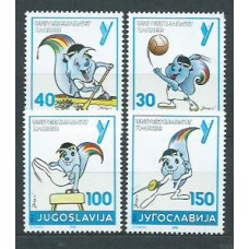 Yugoslavia - Correo 1986 Yvert 2069/72 ** Mnh Deportes
