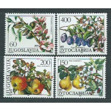 Yugoslavia - Correo 1987 Yvert 2100/3 ** Mnh Frutos