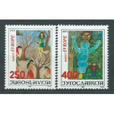 Yugoslavia - Correo 1987 Yvert 2121/2 ** Mnh Dibujos infantiles