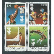 Yugoslavia - Correo 1988 Yvert 2147/50 ** Mnh Olimpiadas de Seul