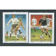 Yugoslavia - Correo 1990 Yvert 2282A/B ** Mnh Deportes fútbol