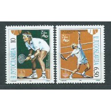 Yugoslavia - Correo 1990 Yvert 2287/8 ** Mnh Deportes tenis