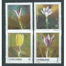 Yugoslavia - Correo 1991 Yvert 2332/5 ** Mnh Flores