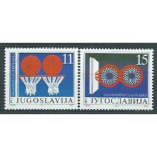 Yugoslavia - Correo 1991 Yvert 2348/9 ** Mnh Deportes