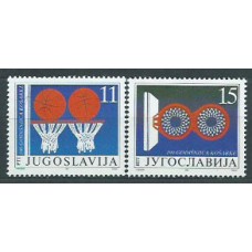 Yugoslavia - Correo 1991 Yvert 2348/9 ** Mnh Deportes