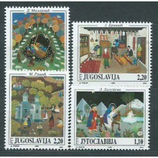 Yugoslavia - Correo 1995 Yvert 2604/7 ** Mnh Pinturas