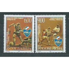 Yugoslavia - Correo 1998 Yvert 2716/7 ** Mnh Deportes fútbol