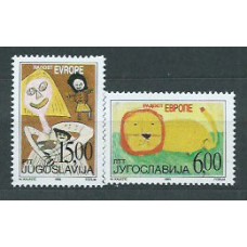 Yugoslavia - Correo 1999 Yvert 2785/6 ** Mnh Dibujos infantiles