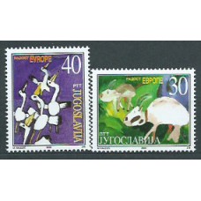 Yugoslavia - Correo 2000 Yvert 2834/5 ** Mnh Dibujos infantiles