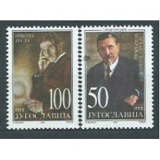 Yugoslavia - Correo 2001 Yvert 2876/7 ** Mnh Personajes