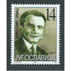 Yugoslavia - Correo 2002 Yvert 2916 ** Mnh Zarko Tomic