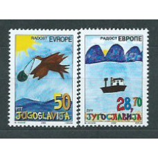 Yugoslavia - Correo 2002 Yvert 2930/1 ** Mnh Dibujos infantiles
