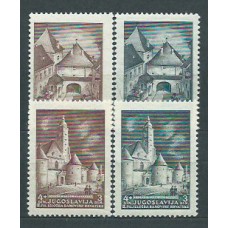 Yugoslavia - Correo 1941 Yvert 397/400 ** Mnh Zagreb