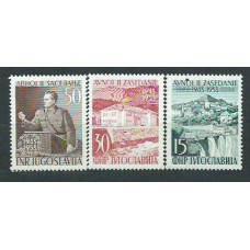 Yugoslavia - Correo 1953 Yvert 634/6 ** Mnh