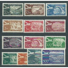 Yugoslavia - Aereo Yvert 32/40A * Mh