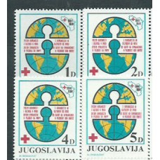 Yugoslavia - Beneficencia Yvert 86/9 ** Mnh Cruz roja