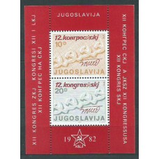 Yugoslavia - Hojas Yvert 20 ** Mnh
