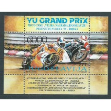 Yugoslavia - Hojas Yvert 33 ** Mnh Deportes motocicletas